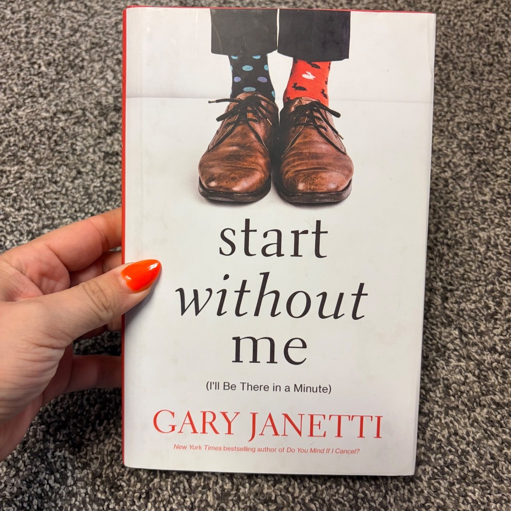 Start Without Me Gary Janetti Hardcover Humor Memoir Essays 2022 First Edition